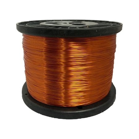 REMINGTON INDUSTRIES Magnet Wire, Enameled Copper Wire, 22 AWG, 5.0 Lbs, 2511' Length, 0.0273" Diameter, 200°C, Natural 22H200